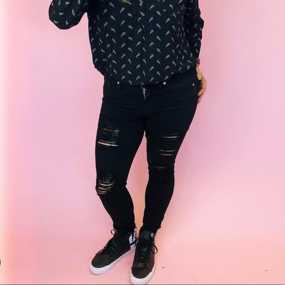 Good American Black Jeans (BLACK002)